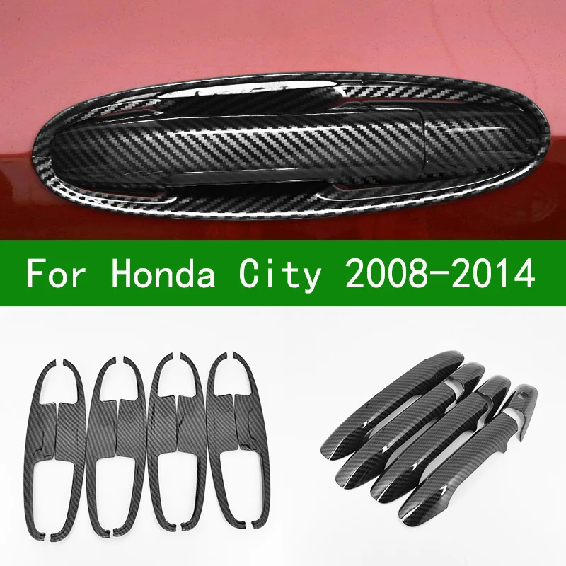 For honda CITY 2008-2014 Black Carbon Fiber Pattern accessory Car Door Handle bowl Cover Bezel Trim 2009 2010 2011 2012 2013
For honda CITY 2008-2014 Black Carbon Fiber Pattern accessory Car Door Handle bowl Cover Bezel Trim 2009 2010 2011 2012 2013