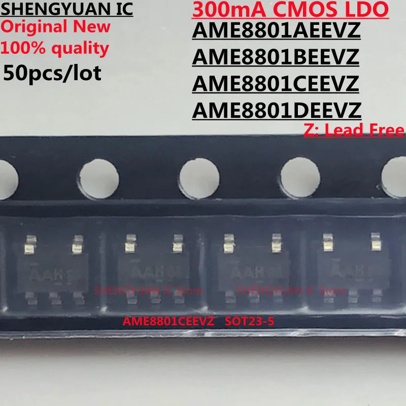 50Pcs AME8801 AME8801AEEVZ AME8801AEEV AME8801BEEVZ AME8801BEEV AME8801CEEVZ AME8801CEEV AME8801DEEVZ AME8801DEEV 100% New
50Pcs AME8801 AME8801AEEVZ AME8801AEEV AME8801BEEVZ AME8801BEEV AME8801CEEVZ AME8801CEEV AME8801DEEVZ AME8801DEEV 100% New