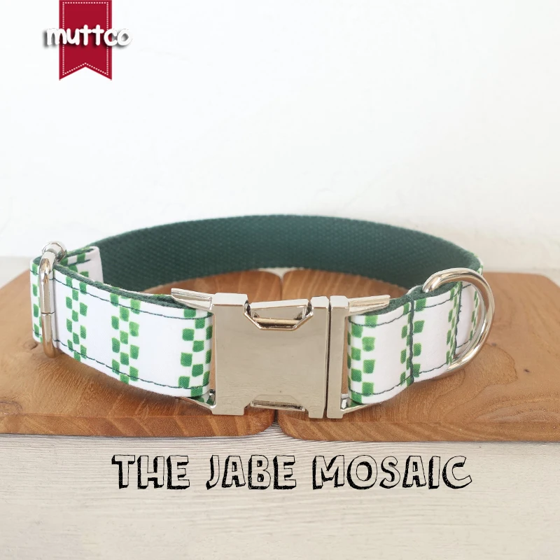10pcs/lot MUTTCO retailing self-design dog collar THE JABE MOSAIC handmade poly satin and nylon 5 sizes dog collar set UDC095
10pcs/lot MUTTCO retailing self-design dog collar THE JABE MOSAIC handmade poly satin and nylon 5 sizes dog collar set UDC095