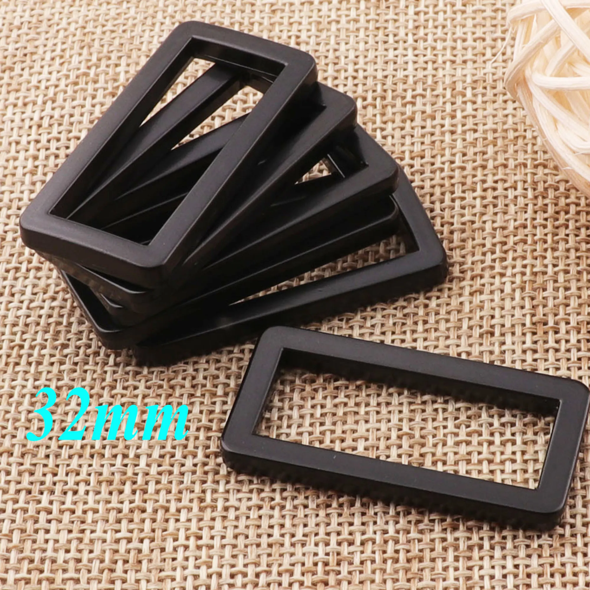 1 1/4"(32mm)Black Rectangle Rings Rectangle Buckle Webbing Purse Handbag Bag Making Hardware Handbag High Quality 8 pcs
1 1/4"(32mm)Black Rectangle Rings Rectangle Buckle Webbing Purse Handbag Bag Making Hardware Handbag High Quality 8 pcs