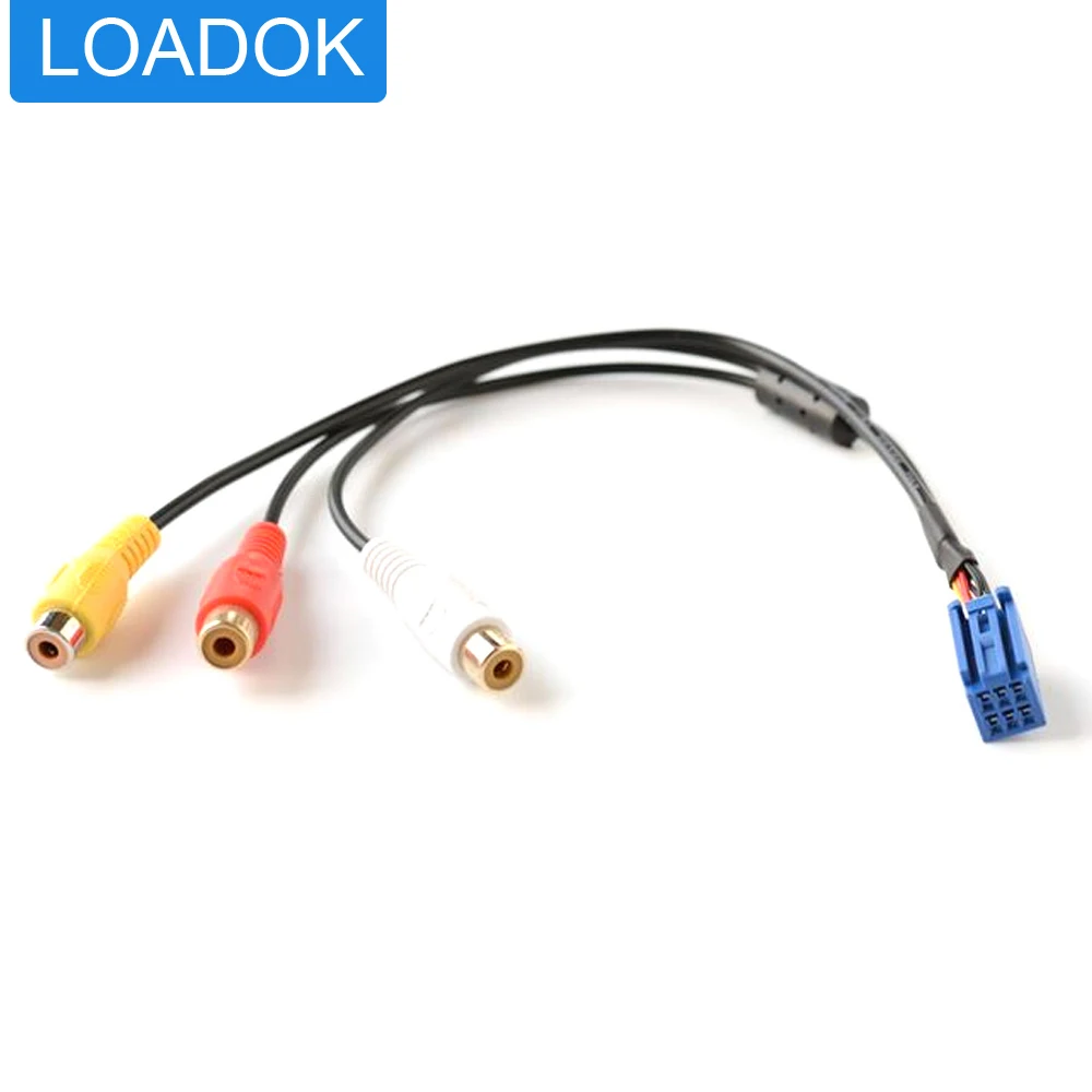 6 Pin Plug Extend 3 RCA Audio Vedio Input Car Cable Adapter For Toyota DVD Navigation Headunit Blue AV Port
6 Pin Plug Extend 3 RCA Audio Vedio Input Car Cable Adapter For Toyota DVD Navigation Headunit Blue AV Port