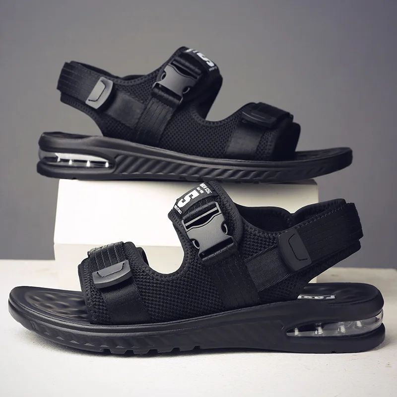 Nice Summer Shoes Men Beach Sandals Thick Sole Soft Comfortable Black Shoes Nice Mens Sandals Non-slip Male Footwear KA3532
Nice Summer Shoes Men Beach Sandals Thick Sole Soft Comfortable Black Shoes Nice Mens Sandals Non-slip Male Footwear KA3532