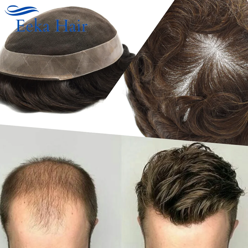 French Lace Hair System Mens French lace front Toupee Remy Hair Poly Transparent Replacement For Men
French Lace Hair System Mens French lace front Toupee Remy Hair Poly Transparent Replacement For Men