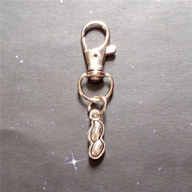 Peanut Keychain Nut Keyring Punk Style Keychain Woman Jewelry Gift Bags Accessories Cute Food Keychain
Peanut Keychain Nut Keyring Punk Style Keychain Woman Jewelry Gift Bags Accessories Cute Food Keychain