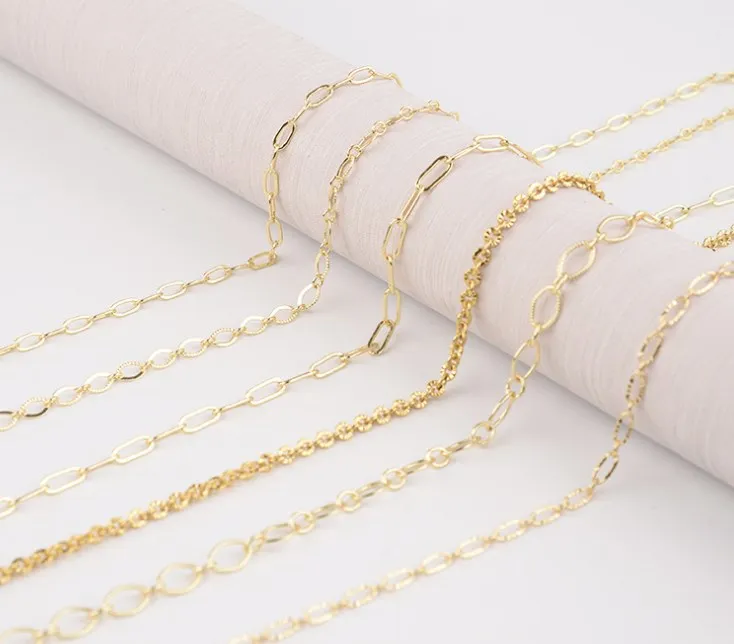 2meter Embossed cross chain O-chain copper plating gold Color for DIY Jewelry Chain Making necklace bracelet fd54s
2meter Embossed cross chain O-chain copper plating gold Color for DIY Jewelry Chain Making necklace bracelet fd54s