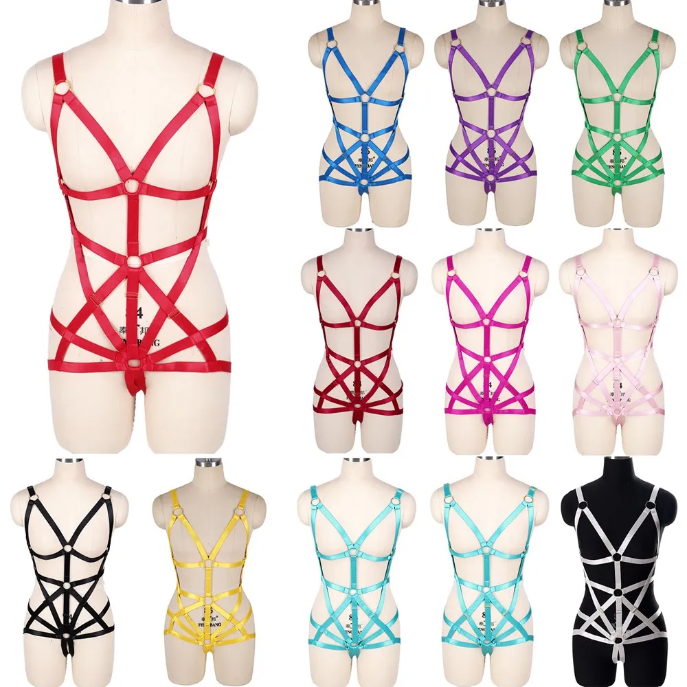Sexy Hollow Out Cage Bra Strap Adjust Body Harness Garter Belt Bra Goth Body Bondage Harness Suspender Set Erotic Stockings
Sexy Hollow Out Cage Bra Strap Adjust Body Harness Garter Belt Bra Goth Body Bondage Harness Suspender Set Erotic Stockings