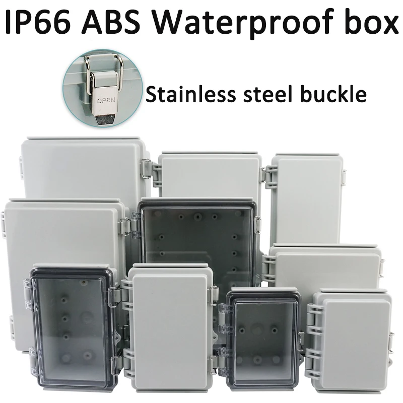 IP66 Electric Project Box w buckle ABS водонепроницаемый распределительный бокс, пластиковый распределительный чехол
IP66 Electric Project Box w buckle ABS водонепроницаемый распределительный бокс, пластиковый распределительный чехол