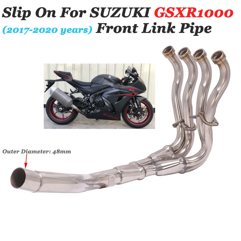 Motorcycle Exhaust Escape For SUZUKI GSXR1000 GSX R1000 2017 - 2020 Slip On Front Link Pipe Connect Original Muffler
Motorcycle Exhaust Escape For SUZUKI GSXR1000 GSX R1000 2017 - 2020 Slip On Front Link Pipe Connect Original Muffler