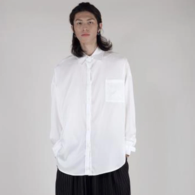 Day department loose and casual and simple all-match temperament long sleeve white shirt
Day department loose and casual and simple all-match temperament long sleeve white shirt