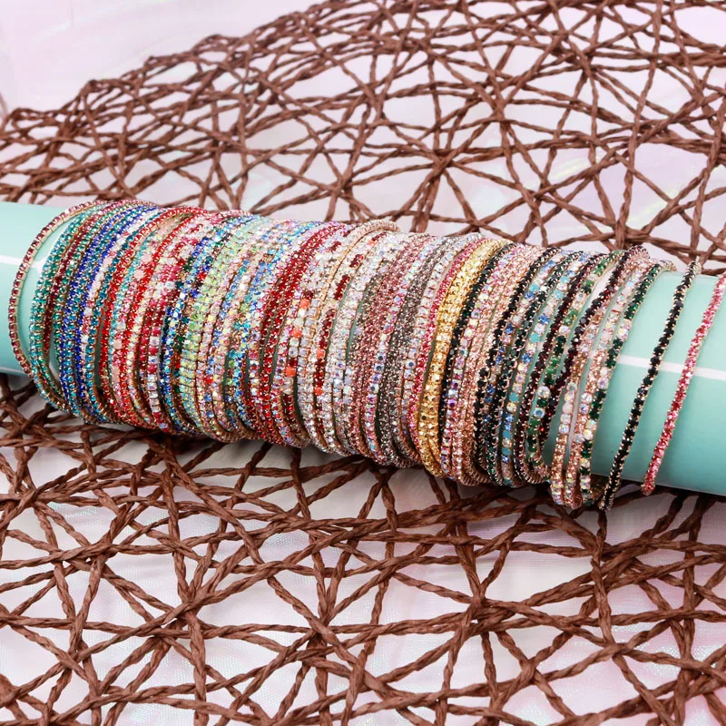 10pcs/lot Fashion Jewelry Rhinestone Stretch Bracelets Diameter 5cm Colorful Shining Girls Accessories Favor Handmade DIY Gift
10pcs/lot Fashion Jewelry Rhinestone Stretch Bracelets Diameter 5cm Colorful Shining Girls Accessories Favor Handmade DIY Gift
