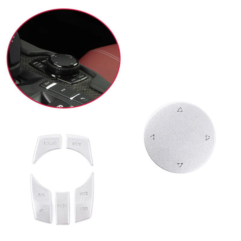 Car Central Control Sticker For Toyota GR Supra A90 2019-22 Stainless Steel Car Interior Multimedia Knob Sticker Car Decoration
Car Central Control Sticker For Toyota GR Supra A90 2019-22 Stainless Steel Car Interior Multimedia Knob Sticker Car Decoration