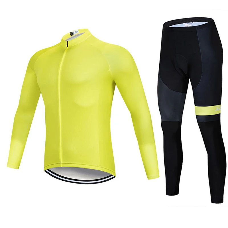 Moxilyn Pro Cycling Jersey Set Yellow Long Sleeve Mountain Bike Clothes Wear Men Racing Bicycle Clothing Ropa Maillot Ciclismo
Moxilyn Pro Cycling Jersey Set Yellow Long Sleeve Mountain Bike Clothes Wear Men Racing Bicycle Clothing Ropa Maillot Ciclismo