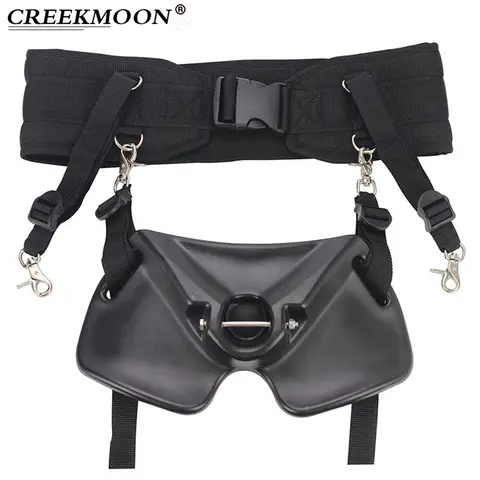 Canne à pêche à la traîne pratique, ceinture supérieure du ventre, support pour mât de taille, équipement auxiliaire pour grosse canne à poisson, ensemble d'outils