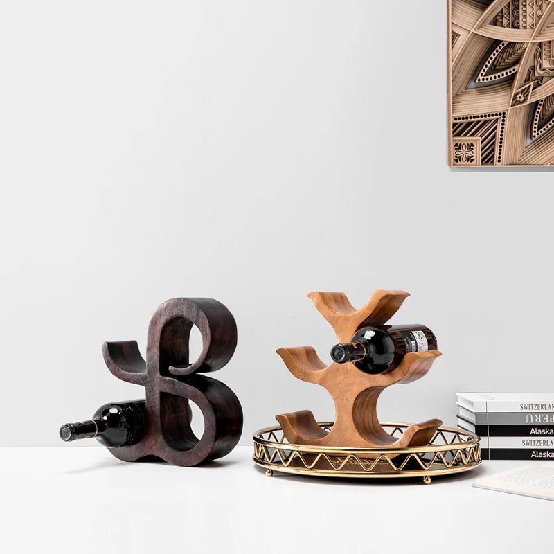 zq Solid Wood Wine Rack Decoration Household Handmade Creative Wine Cabinet Decorative Wine Bottle Shelf
zq Solid Wood Wine Rack Decoration Household Handmade Creative Wine Cabinet Decorative Wine Bottle Shelf