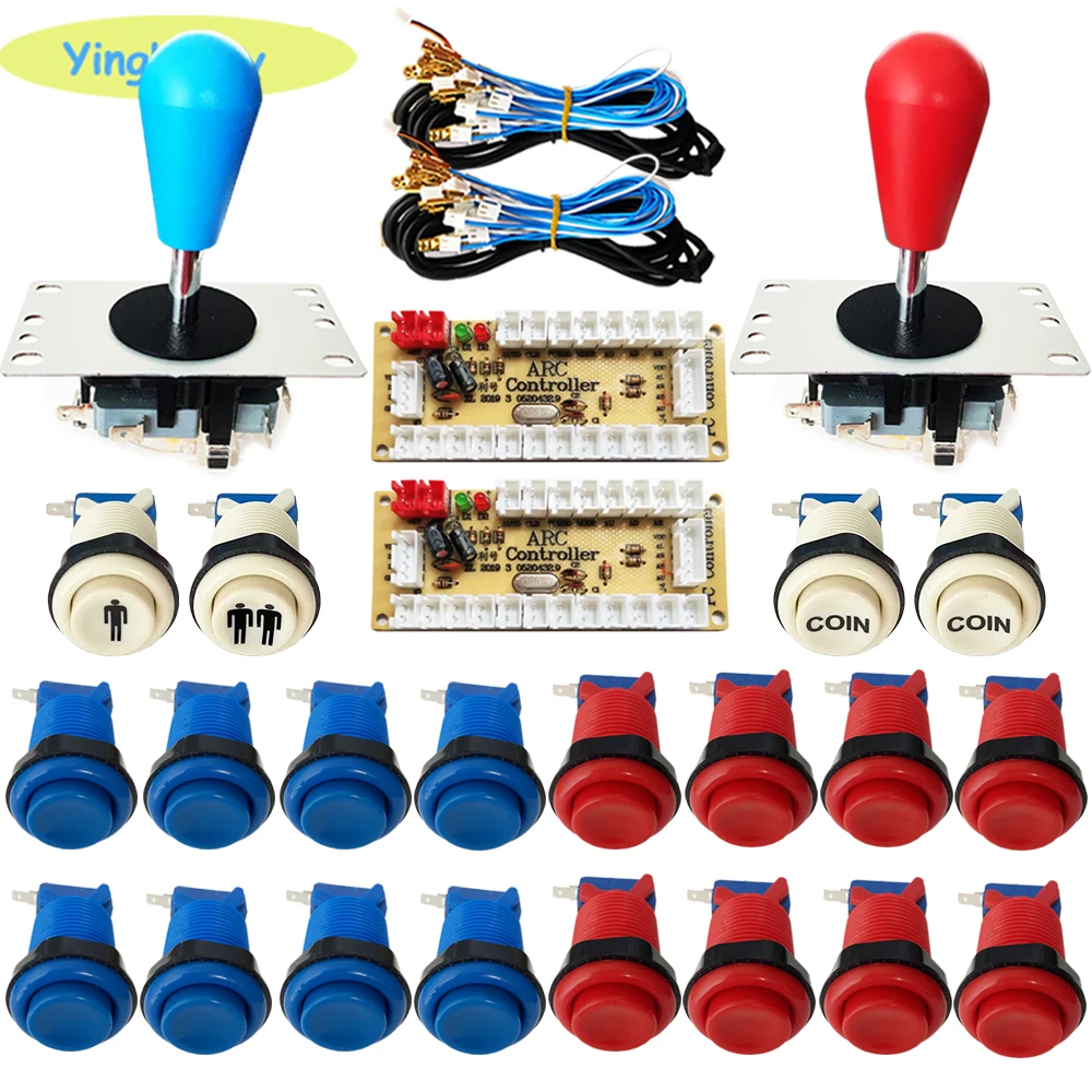 2 Player Arcade Cabinet Diy Kit ARCADE Zero Delay Usb Encoder TO Joystick PC Raspberry PI Happ Type Button Snk Capcom Pacman
2 Player Arcade Cabinet Diy Kit ARCADE Zero Delay Usb Encoder TO Joystick PC Raspberry PI Happ Type Button Snk Capcom Pacman