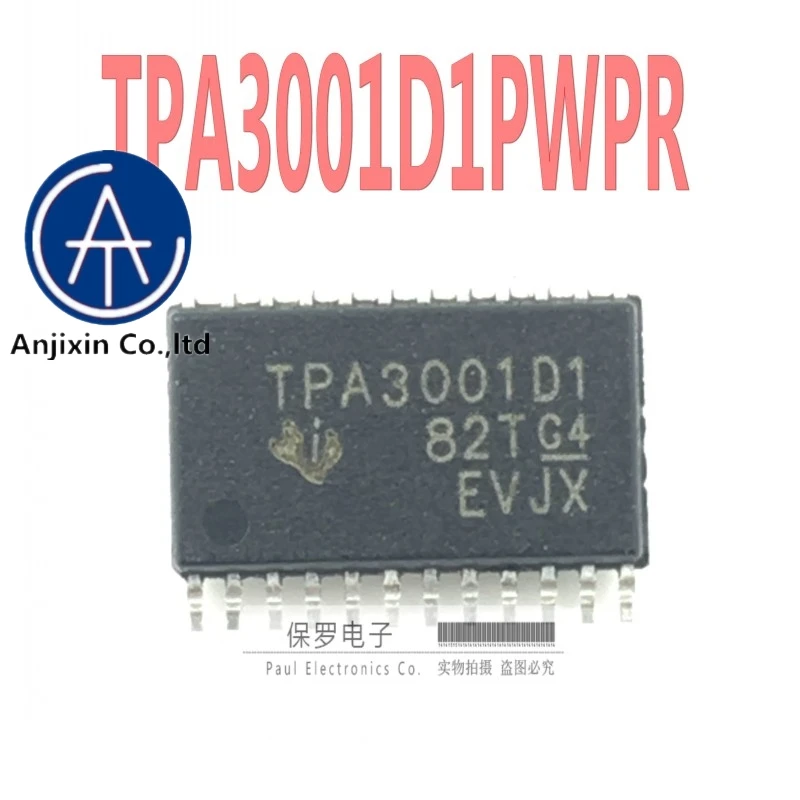 10pcs 100% orginal new real stock Audio amplifier TPA3001D1PWPR TPA3001D1 HTSSOP-24
10pcs 100% orginal new real stock Audio amplifier TPA3001D1PWPR TPA3001D1 HTSSOP-24