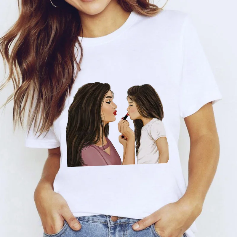 Tshirt For Women 2022 Mother Daughter graphic t shirts Streetware Tops Female Harajuku Summer Short Sleeve Femme 3XL
Tshirt For Women 2022 Mother Daughter graphic t shirts Streetware Tops Female Harajuku Summer Short Sleeve Femme 3XL