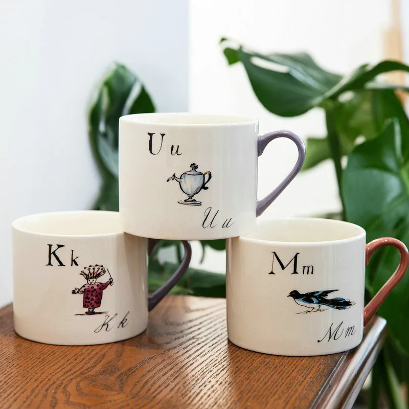 Alphabet Mug Coffee Cup Ceramic Mugs Afternoon Tea Mug High Capacity Breakfast Milk Cups For Home Kitchen Accessories Кружка
Alphabet Mug Coffee Cup Ceramic Mugs Afternoon Tea Mug High Capacity Breakfast Milk Cups For Home Kitchen Accessories Кружка