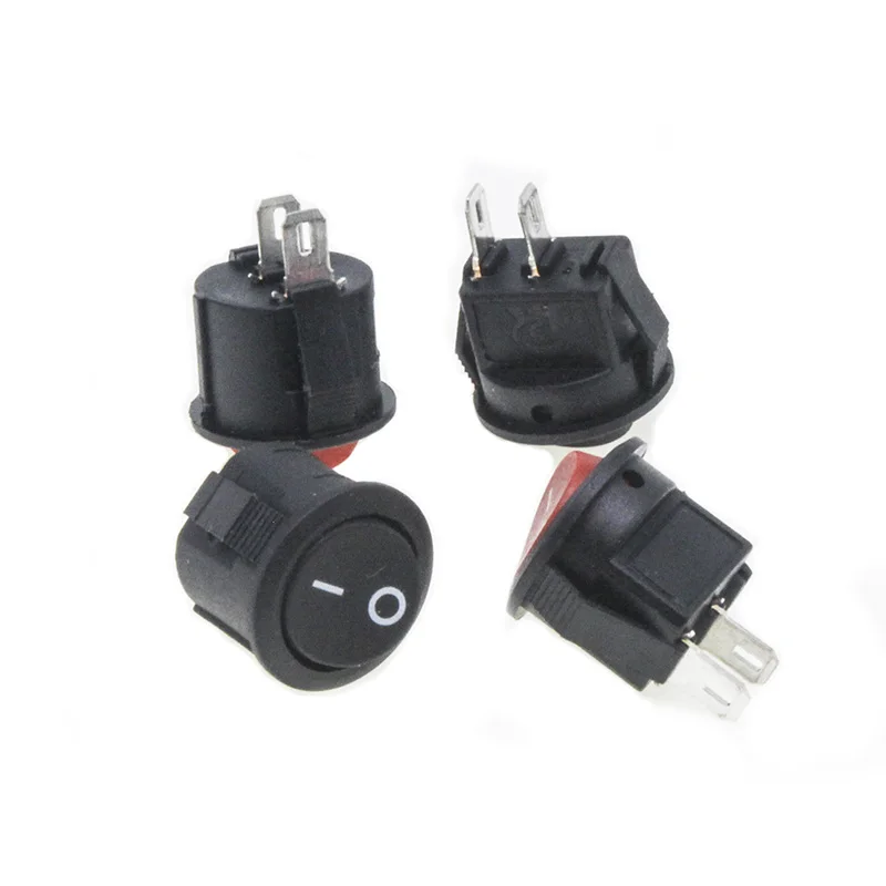 4pcs/lot 4 styleKCD1-105 16mm 2 Pin 250V 3A Boat Switch Snap-in SPST ON OFF Mini Round Rocker switch Position copper feet
4pcs/lot 4 styleKCD1-105 16mm 2 Pin 250V 3A Boat Switch Snap-in SPST ON OFF Mini Round Rocker switch Position copper feet