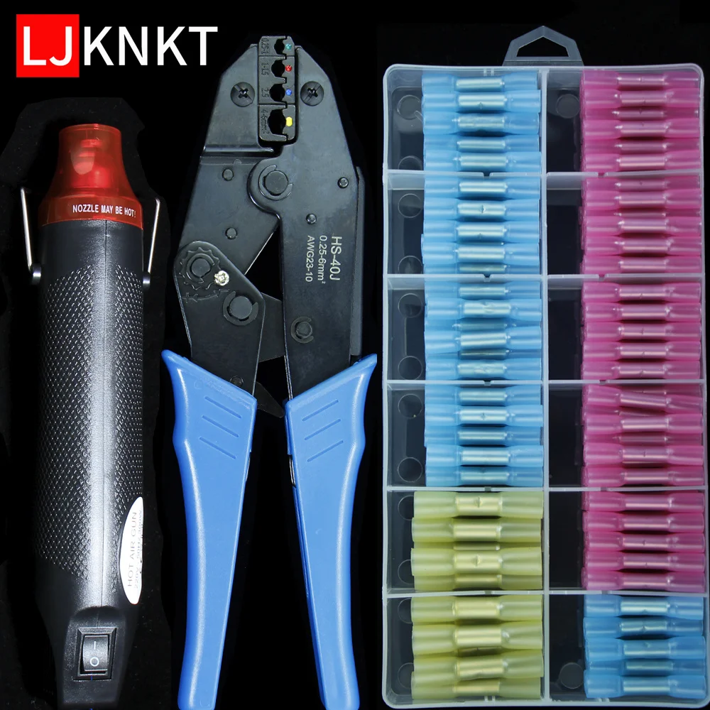 Cable wire quick Tube Terminal Waterproof insulated Heat Shrink solder Seal DIY Electrical Butt Crimp Connectors Solder Splice
Cable wire quick Tube Terminal Waterproof insulated Heat Shrink solder Seal DIY Electrical Butt Crimp Connectors Solder Splice