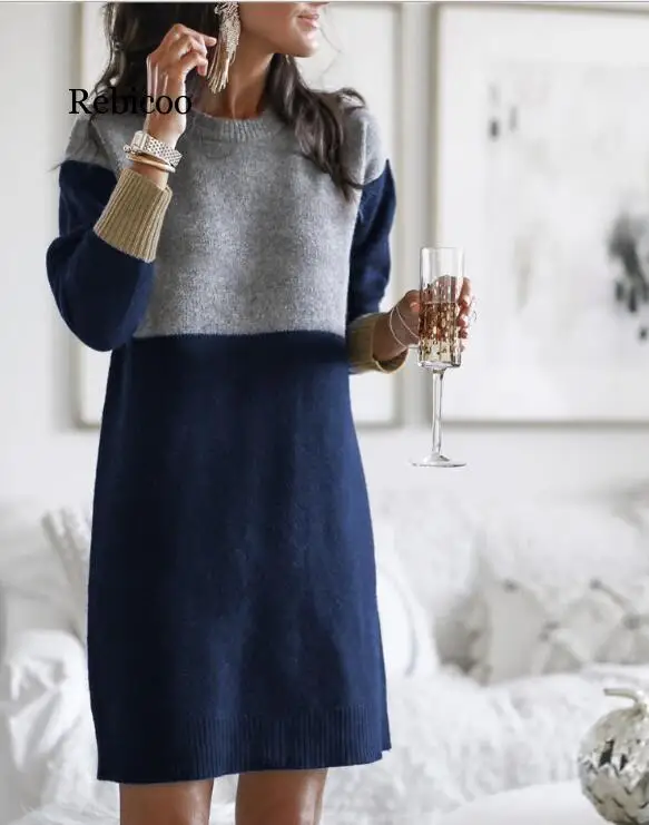 Long Sweaters Dress Women Slim Fit Knitted Pullovers Lady Winter Sweet Sexy Knitwear Long Sleeve Thick Jumper Warm Tops Knits
Long Sweaters Dress Women Slim Fit Knitted Pullovers Lady Winter Sweet Sexy Knitwear Long Sleeve Thick Jumper Warm Tops Knits