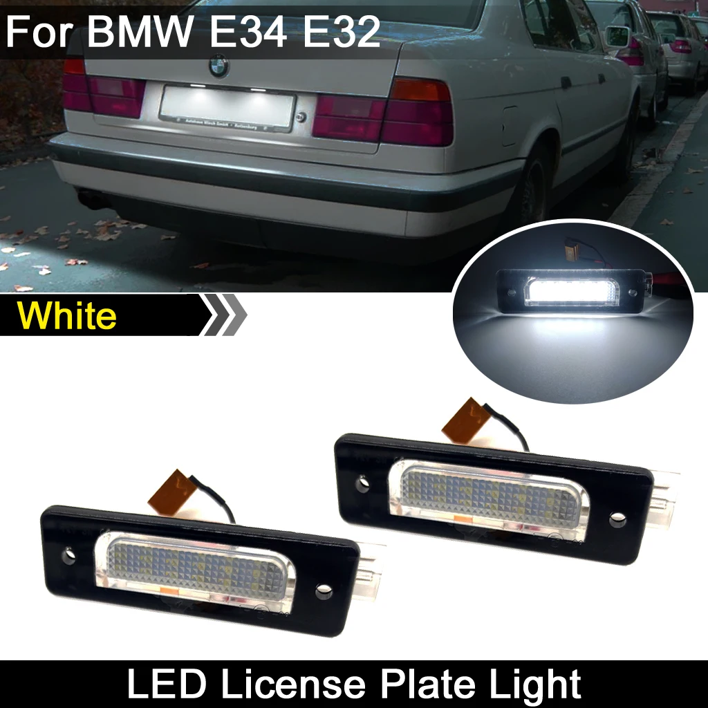 Для BMW 5-Series E34 518i 520i 525i 7-Series E32 730i 740i 750i Высокая яркость Белый светодиодный светильник номерного знака Лампа номерного знака
Для BMW 5-Series E34 518i 520i 525i 7-Series E32 730i 740i 750i Высокая яркость Белый светодиодный светильник номерного знака Лампа номерного знака