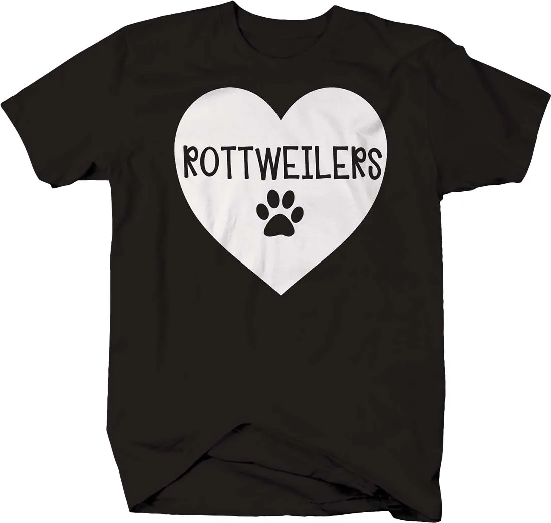 Love Rottweilers Heart Paw Print Dogs Pet Owner Gift T-Shirt. Summer Cotton Short Sleeve O-Neck Mens T Shirt New S-3XL
Love Rottweilers Heart Paw Print Dogs Pet Owner Gift T-Shirt. Summer Cotton Short Sleeve O-Neck Mens T Shirt New S-3XL