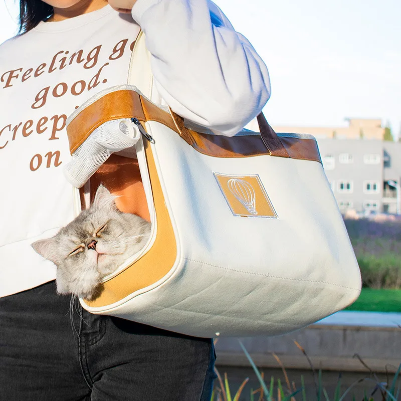 Puppy Cat Handbag Dogs Carrier Bag Portable Breathable Fashion PU Leather Canvas Pet Single Shoulder Bags Durable Travel Dog Bag
Puppy Cat Handbag Dogs Carrier Bag Portable Breathable Fashion PU Leather Canvas Pet Single Shoulder Bags Durable Travel Dog Bag