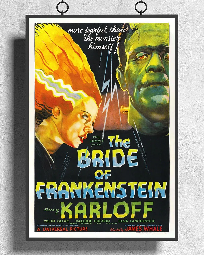 L318 THE BRIDE OF FRANKENSTEIN Movie Silk Fabric Poster Art Decor Indoor Painting Gift
L318 THE BRIDE OF FRANKENSTEIN Movie Silk Fabric Poster Art Decor Indoor Painting Gift