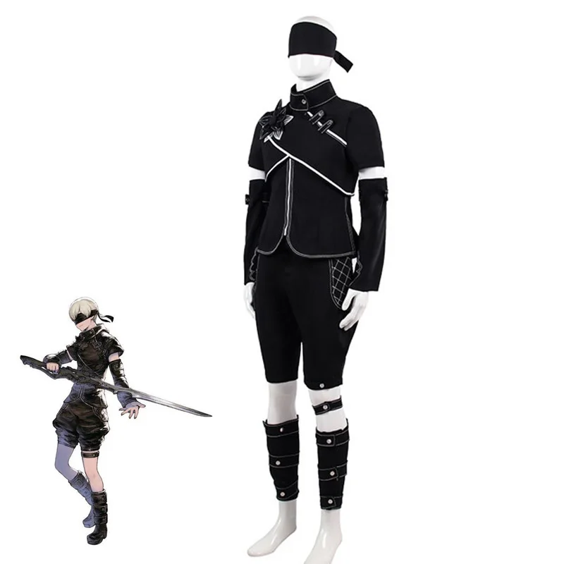 Game Nier:automata 9S Cosplay Costume Fancy Black Outfits Halloween Carnival Uniforms with Eyepatch Party Suit Custom Made
Game Nier:automata 9S Cosplay Costume Fancy Black Outfits Halloween Carnival Uniforms with Eyepatch Party Suit Custom Made