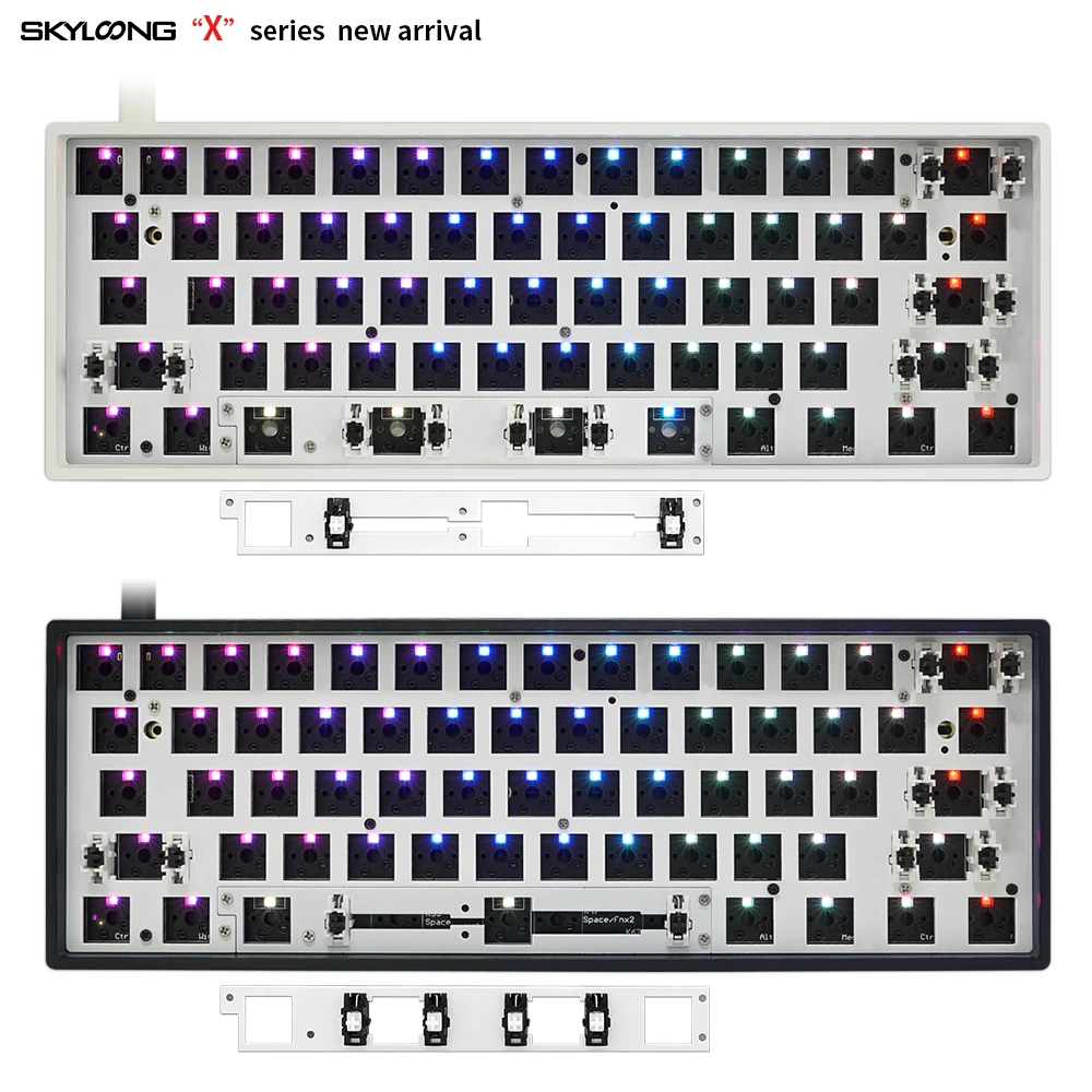 gk61xs gk61 dual mode bluetooth 5.0 60% mechanical keyboard rgb switch led hot swapping socket type c pcb case split spacebar
gk61xs gk61 dual mode bluetooth 5.0 60% mechanical keyboard rgb switch led hot swapping socket type c pcb case split spacebar