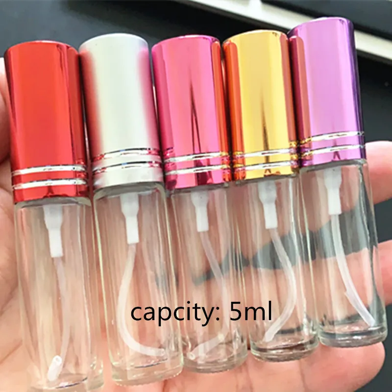 10/30/50pcs 5ml Portable Colorful Glass Perfume Bottle With Atomizer Empty Cosmetic Containers For Travel Spray Bottles
10/30/50pcs 5ml Portable Colorful Glass Perfume Bottle With Atomizer Empty Cosmetic Containers For Travel Spray Bottles