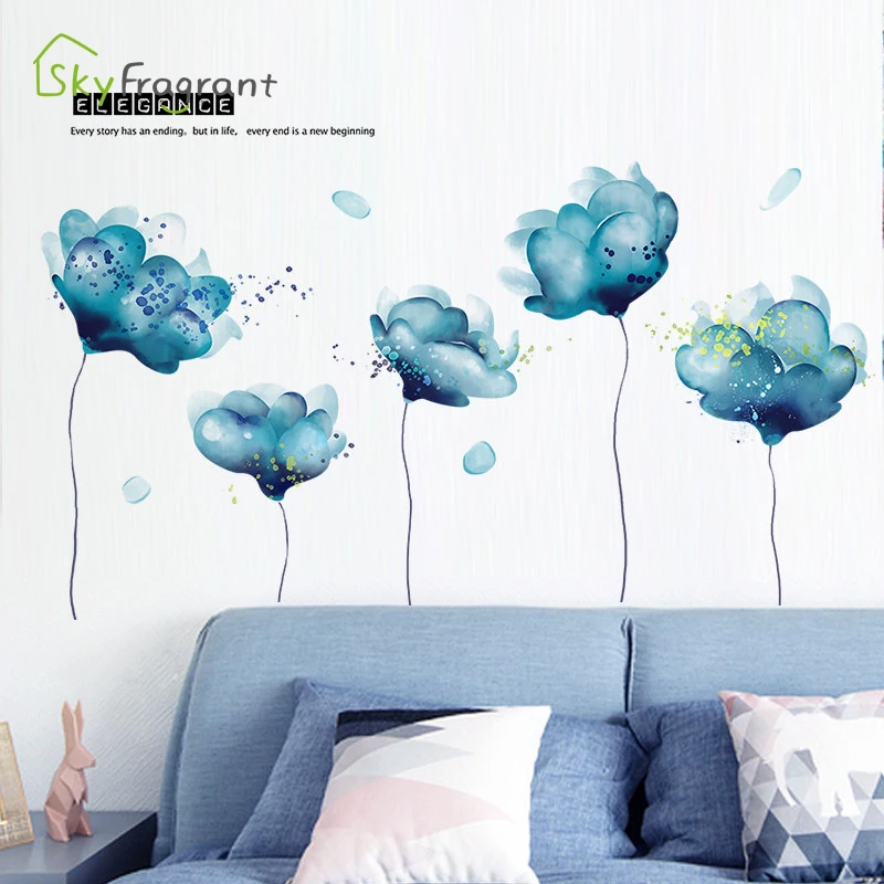 Creative Romantic Flower Wall Sticker Self-adhesive Stickers Bedroom Living Room Decoration House Decoration Wall Decor For Home
Creative Romantic Flower Wall Sticker Self-adhesive Stickers Bedroom Living Room Decoration House Decoration Wall Decor For Home