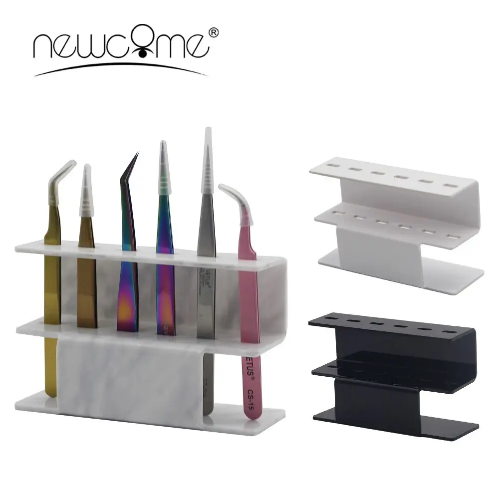 NEWCOME 6 Holes Eyelash Tweezers Storage Black/White/Marble Pattern Tweezers Stand Shelf Converient Eyelash Salon Makeup Tools
NEWCOME 6 Holes Eyelash Tweezers Storage Black/White/Marble Pattern Tweezers Stand Shelf Converient Eyelash Salon Makeup Tools