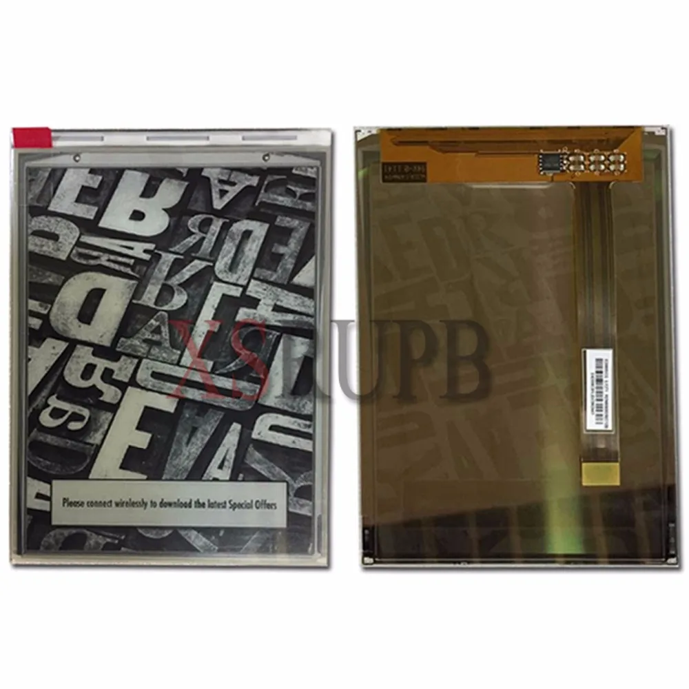 100% New Original 6 inch ED060SCT eink LCD Display screen for ebook reader 800*600
100% New Original 6 inch ED060SCT eink LCD Display screen for ebook reader 800*600