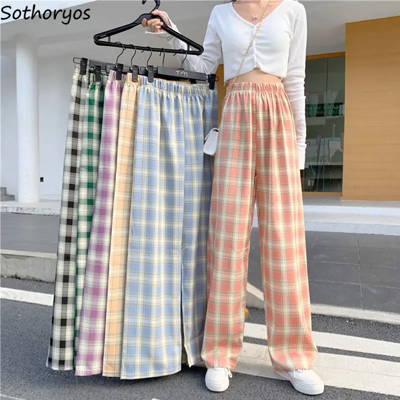 Women Sleep Bottoms Plaid Pajama Pants Summer Breathable Loose Wide Leg Sleepwear Home Lounge Wear Daily Outwear Fashion Simple
Women Sleep Bottoms Plaid Pajama Pants Summer Breathable Loose Wide Leg Sleepwear Home Lounge Wear Daily Outwear Fashion Simple