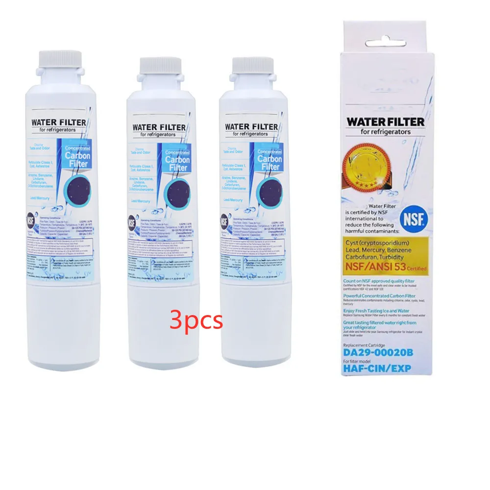 Best Sale Refrigerator Water Filter Active Carbon Water Filter Replacement For Samsung Fresh Water Da29 -00020b 3 Parts lot
Best Sale Refrigerator Water Filter Active Carbon Water Filter Replacement For Samsung Fresh Water Da29 -00020b 3 Parts lot
