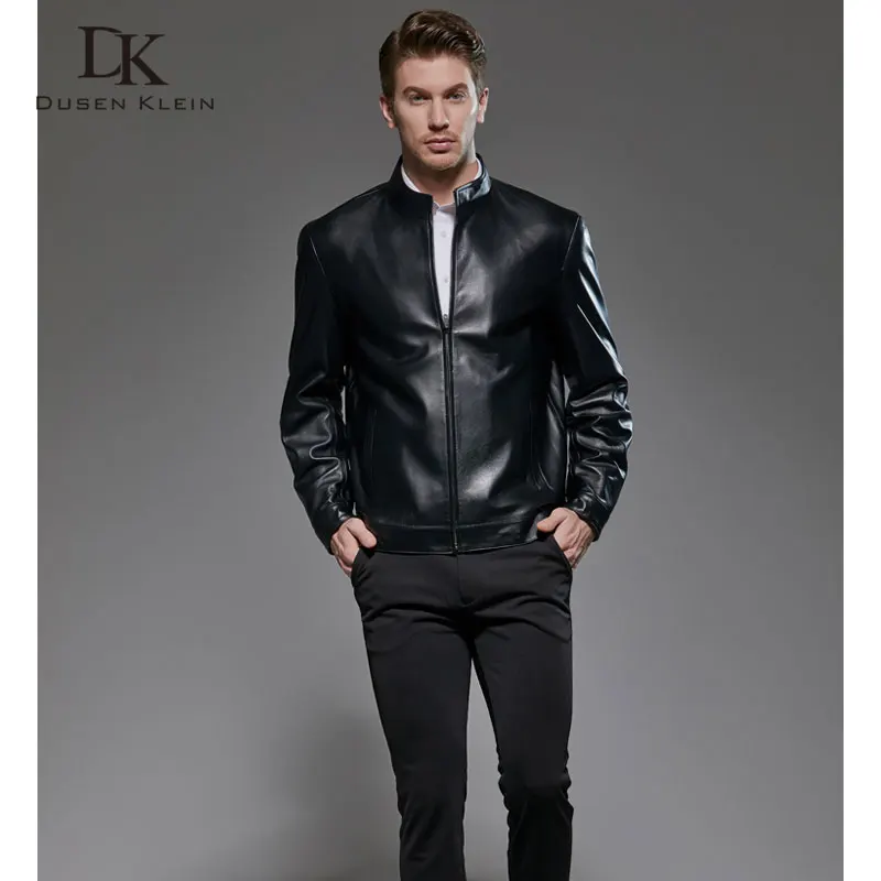 Men Genuine Leather Jacket Real Sheepskin Jackets Casual Short Black Stand Collar Pockets New Jacket for Man F8706
Men Genuine Leather Jacket Real Sheepskin Jackets Casual Short Black Stand Collar Pockets New Jacket for Man F8706