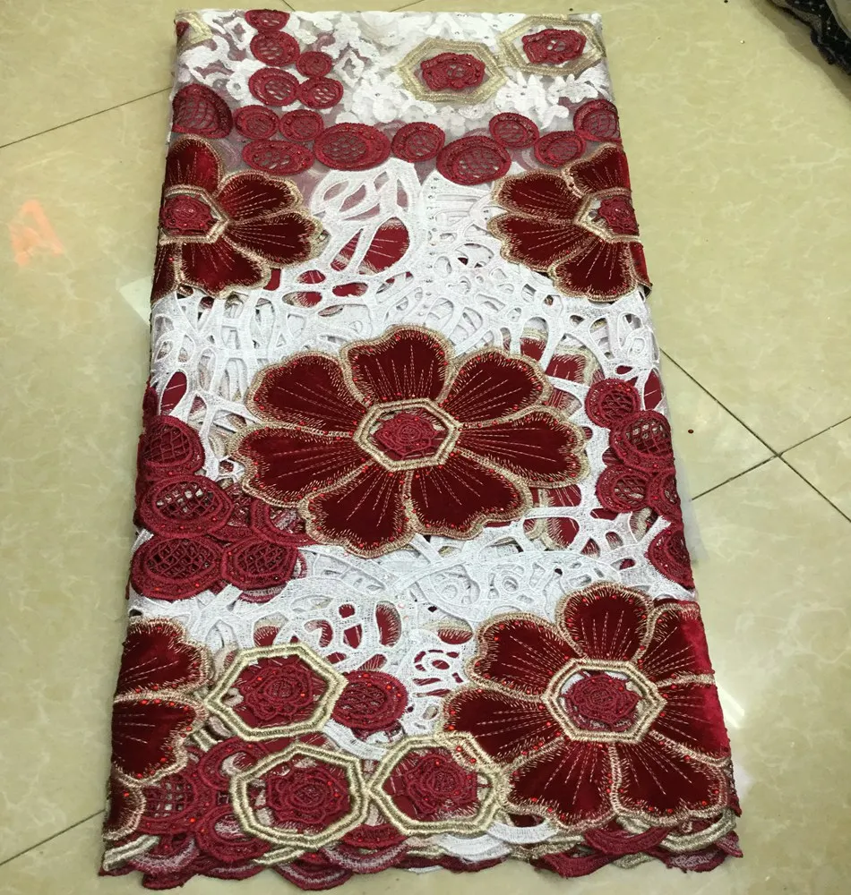 New African Latest Design Velvet Lace Fabric 5 Yards/pcs High Quality French Lace With stones fabric For Party TS9316
New African Latest Design Velvet Lace Fabric 5 Yards/pcs High Quality French Lace With stones fabric For Party TS9316
