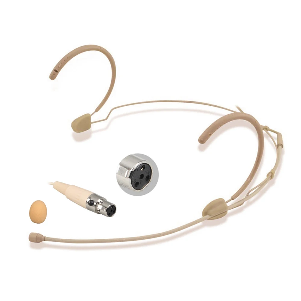 Best Quality Strong Frame Dual ear Headset Single ear Hook Microphones for Shure Wireless Microphones System Mini XLR 4Pin TA4F
Best Quality Strong Frame Dual ear Headset Single ear Hook Microphones for Shure Wireless Microphones System Mini XLR 4Pin TA4F