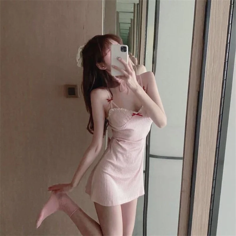 2021 summer new bottomed skirt Maid Dress night sweet sexy Pajama skirt Strapless small suspender dress
2021 summer new bottomed skirt Maid Dress night sweet sexy Pajama skirt Strapless small suspender dress