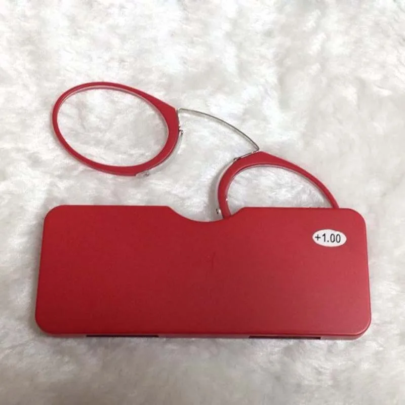 Legless Pinnosed Reading Glasses Portable Ultra-thin Glasses Case For Both Men And Women
Legless Pinnosed Reading Glasses Portable Ultra-thin Glasses Case For Both Men And Women