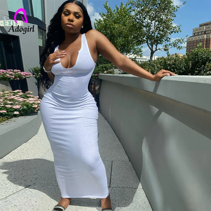 Solid Ribbed Knitted Dress Women Sleeveless Long Maxi Dress V Neck Bodycon Sexy Party Club Casual 2021 Spring Summer Vestidos
Solid Ribbed Knitted Dress Women Sleeveless Long Maxi Dress V Neck Bodycon Sexy Party Club Casual 2021 Spring Summer Vestidos
