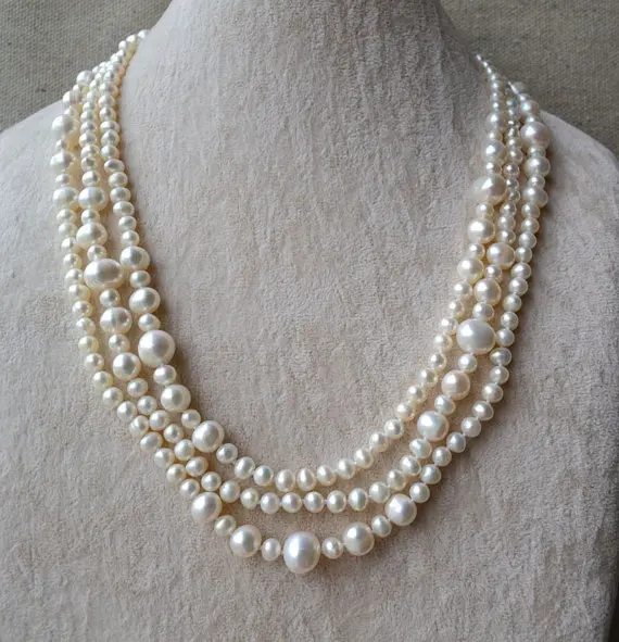 New Arrival Favorite White Pearl Long Necklace 5-11mm Genuine Freshwater Pearl Wedding Handmade Fine Jewelry Lady Gift
New Arrival Favorite White Pearl Long Necklace 5-11mm Genuine Freshwater Pearl Wedding Handmade Fine Jewelry Lady Gift