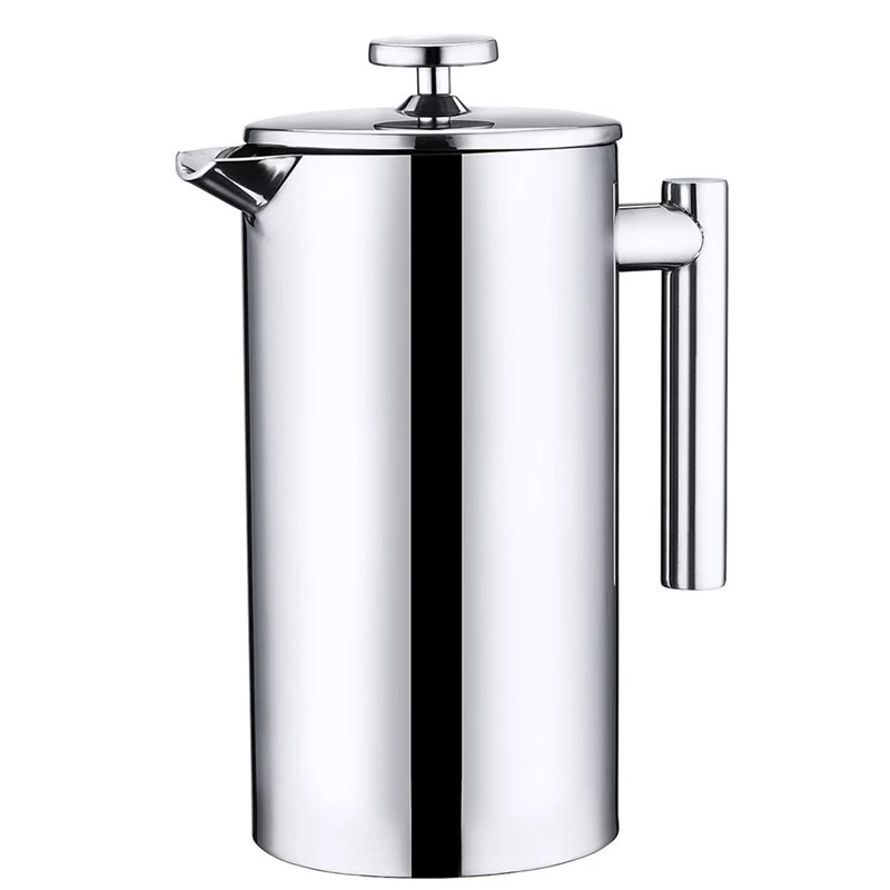 Coffee Press Stainless Steel French Press Cafetiere Coffee Maker Double Walled Construction 3 Pieces Gifts 350 700 1000ML
Coffee Press Stainless Steel French Press Cafetiere Coffee Maker Double Walled Construction 3 Pieces Gifts 350 700 1000ML