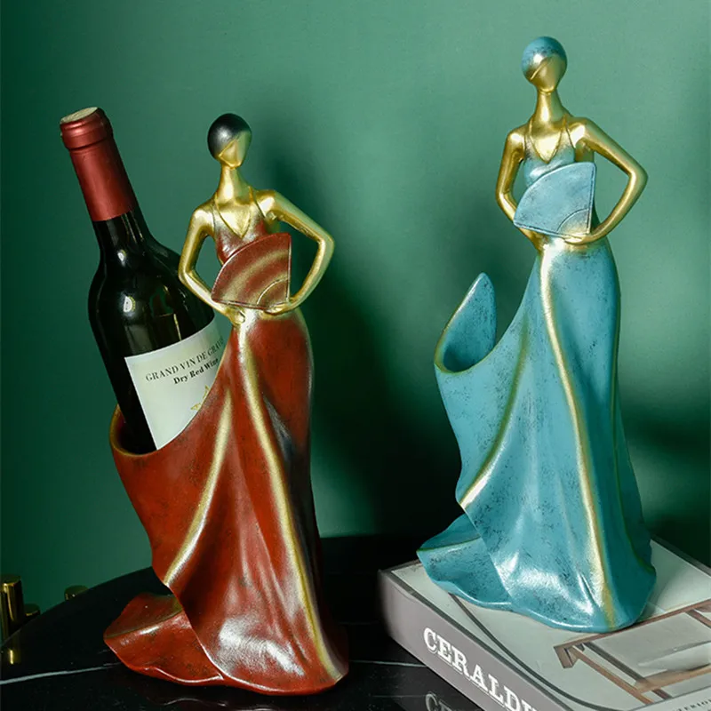 Beauty wine rack Home Decoration Desktop Art Decoration New Chinese Manual Crafts Resin Hand painted gold Household products
Beauty wine rack Home Decoration Desktop Art Decoration New Chinese Manual Crafts Resin Hand painted gold Household products