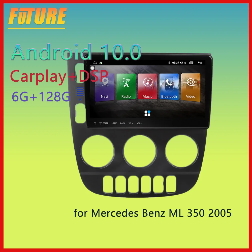 128G Car Android Radio For Mercedes Benz ML 350 2005 Car Multimedia DVD Player Stereo Receiver GPS Navigation 2Din DVD Head Unit
128G Car Android Radio For Mercedes Benz ML 350 2005 Car Multimedia DVD Player Stereo Receiver GPS Navigation 2Din DVD Head Unit