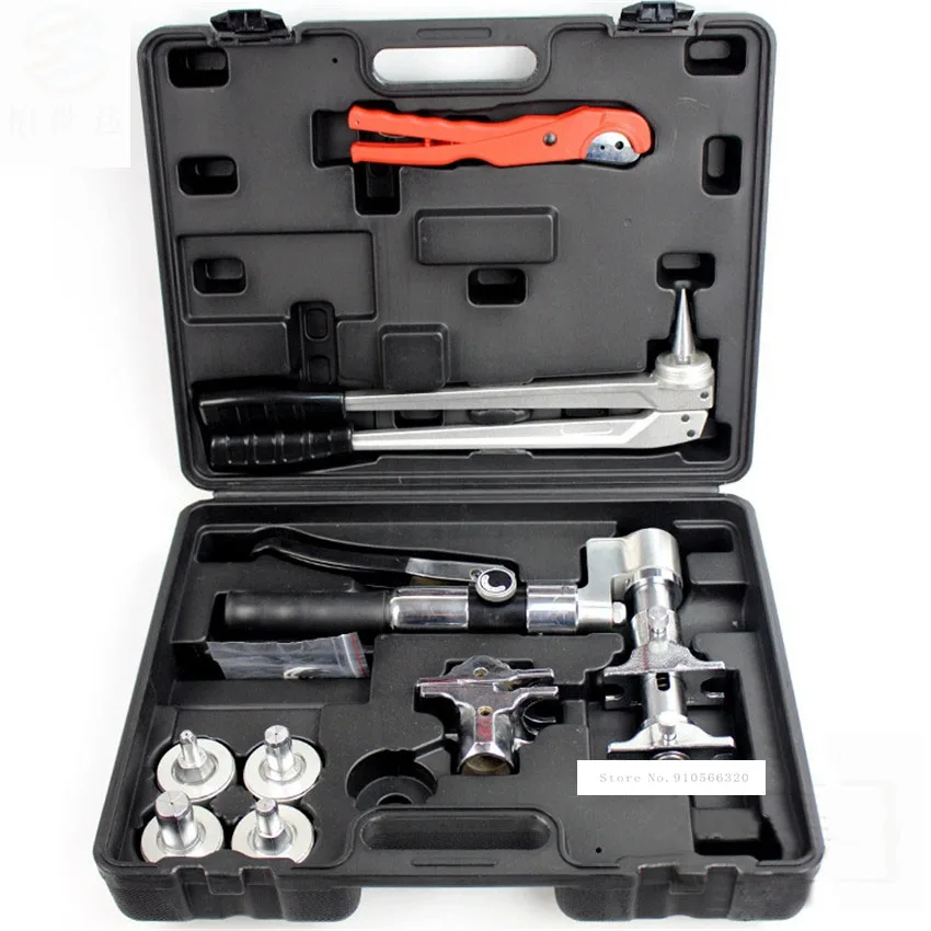 New Arrival SD-1632AY Hydraulic Sliding Tool 5T Pressure Tensioner Pressure Pipe Expansion Tool Crimping Pliers Diameter 16-32mm
New Arrival SD-1632AY Hydraulic Sliding Tool 5T Pressure Tensioner Pressure Pipe Expansion Tool Crimping Pliers Diameter 16-32mm
