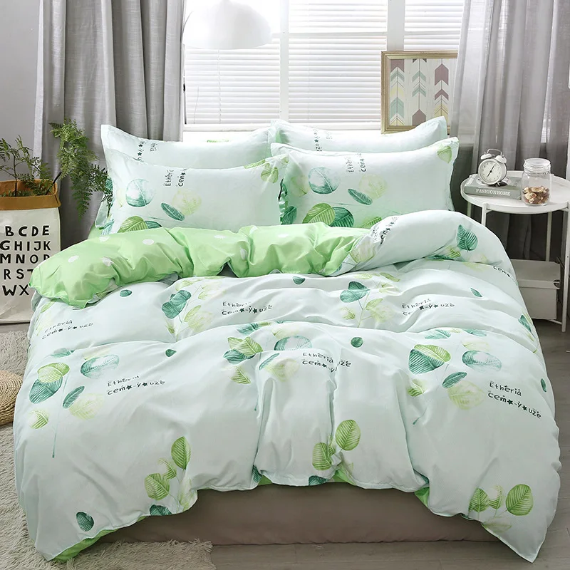 Simple 4pcs Adult Teens Bedding Set 240X220 Queen Size Plant Leaf Floral Duvet Cover Pillowcase Quilt Cover Double King Size
Simple 4pcs Adult Teens Bedding Set 240X220 Queen Size Plant Leaf Floral Duvet Cover Pillowcase Quilt Cover Double King Size