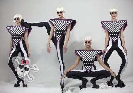 DJ dance group DS night club dress show geometric patterns stage show costumes nightclub modern dance singer wear
DJ dance group DS night club dress show geometric patterns stage show costumes nightclub modern dance singer wear